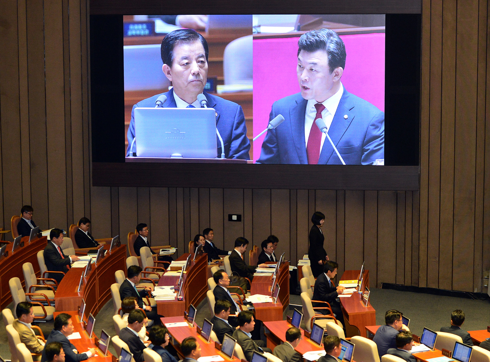 정치/국회/사드배치/긴급현안질문/