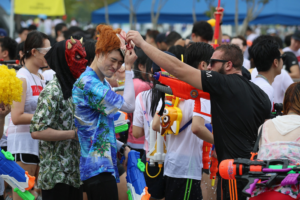 사회/한강물싸움축체/물총싸움/더위/