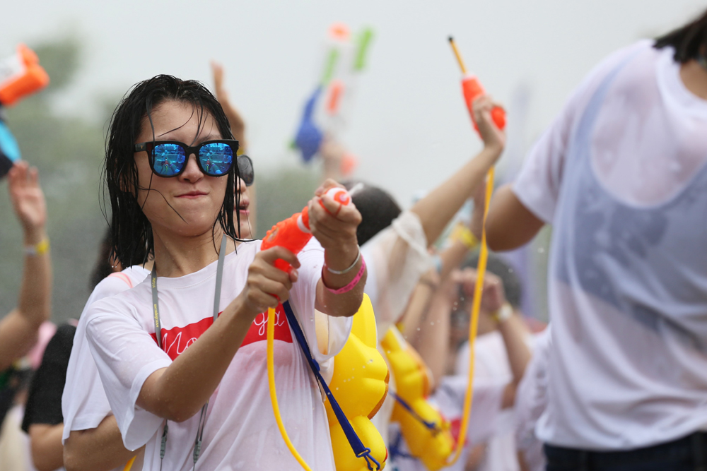 사회/한강물싸움축체/물총싸움/더위/
