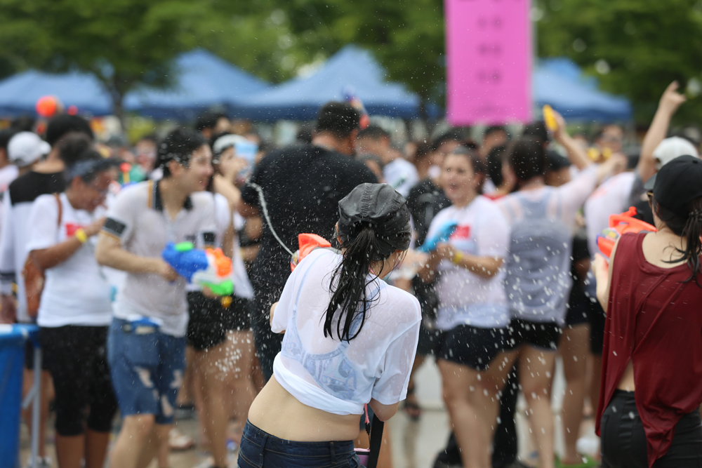 사회/한강물싸움축체/물총싸움/더위/
