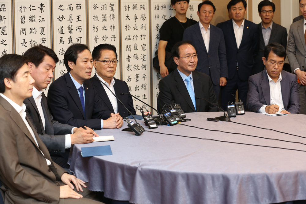 정치/국회/야3당/원내대표/우상호/박지원/노회찬