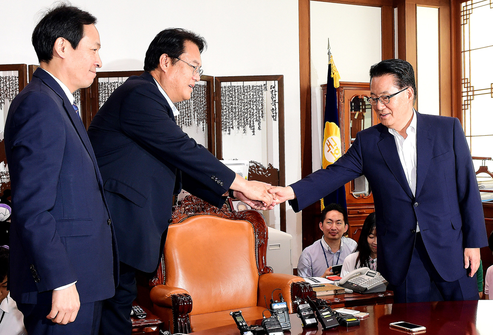 정치/국회/여야3당원내대표/정진석/우상호/박지