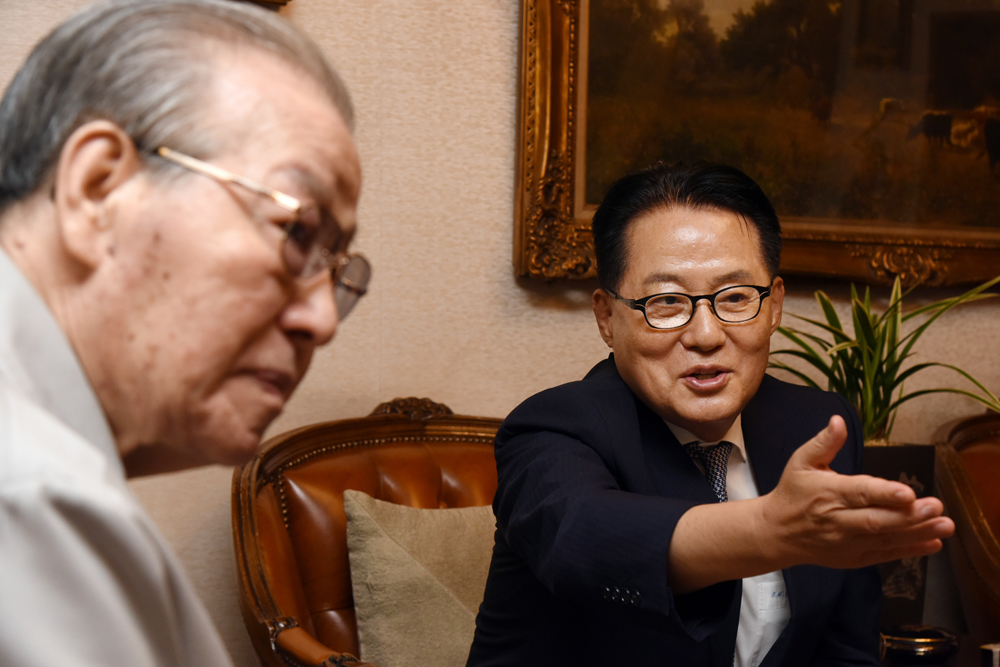 정치/국민의당/박지원/김종필/