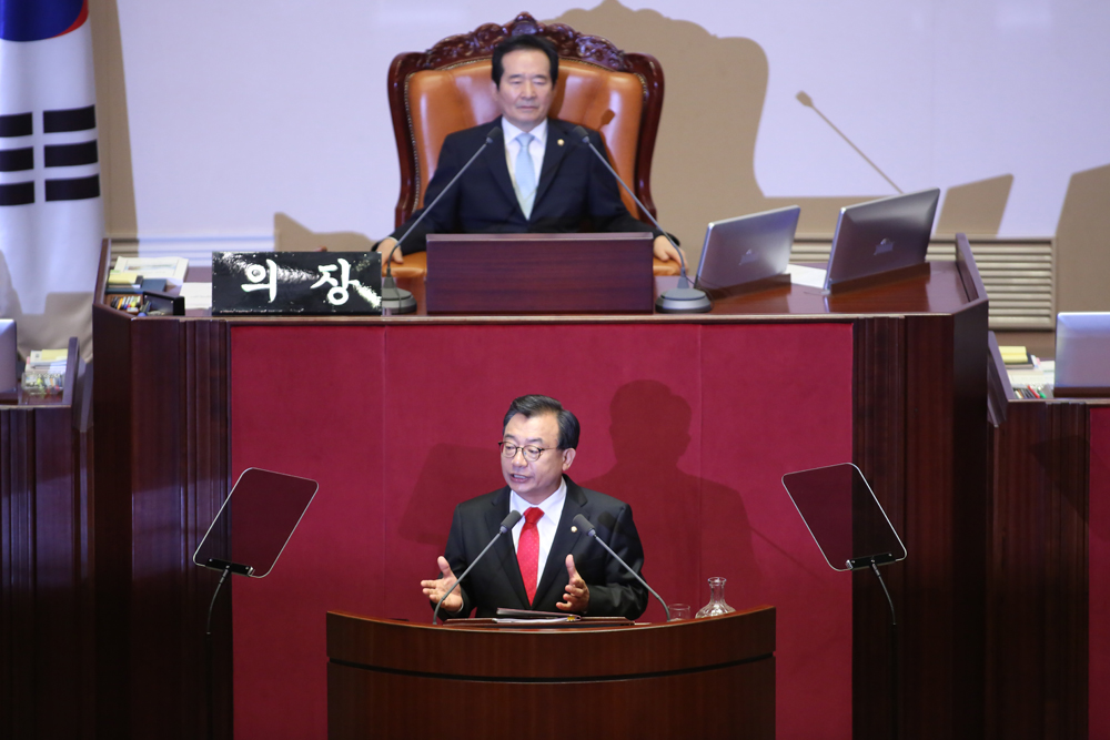 정치/국회/새누리당/이정현/교섭단체대표연설/