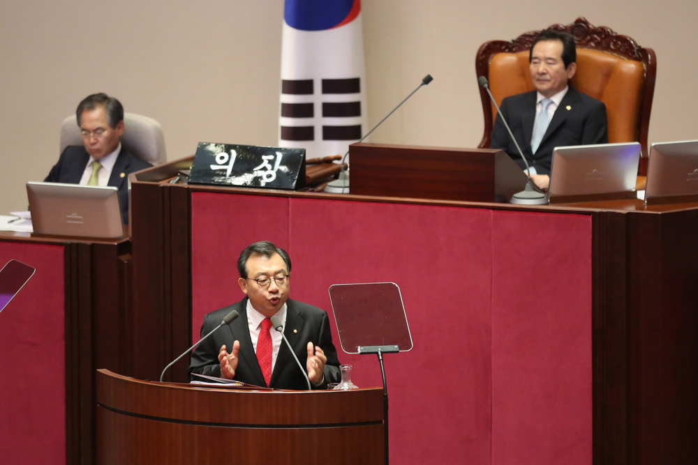 정치/국회/새누리당/이정현/교섭단체대표연설/