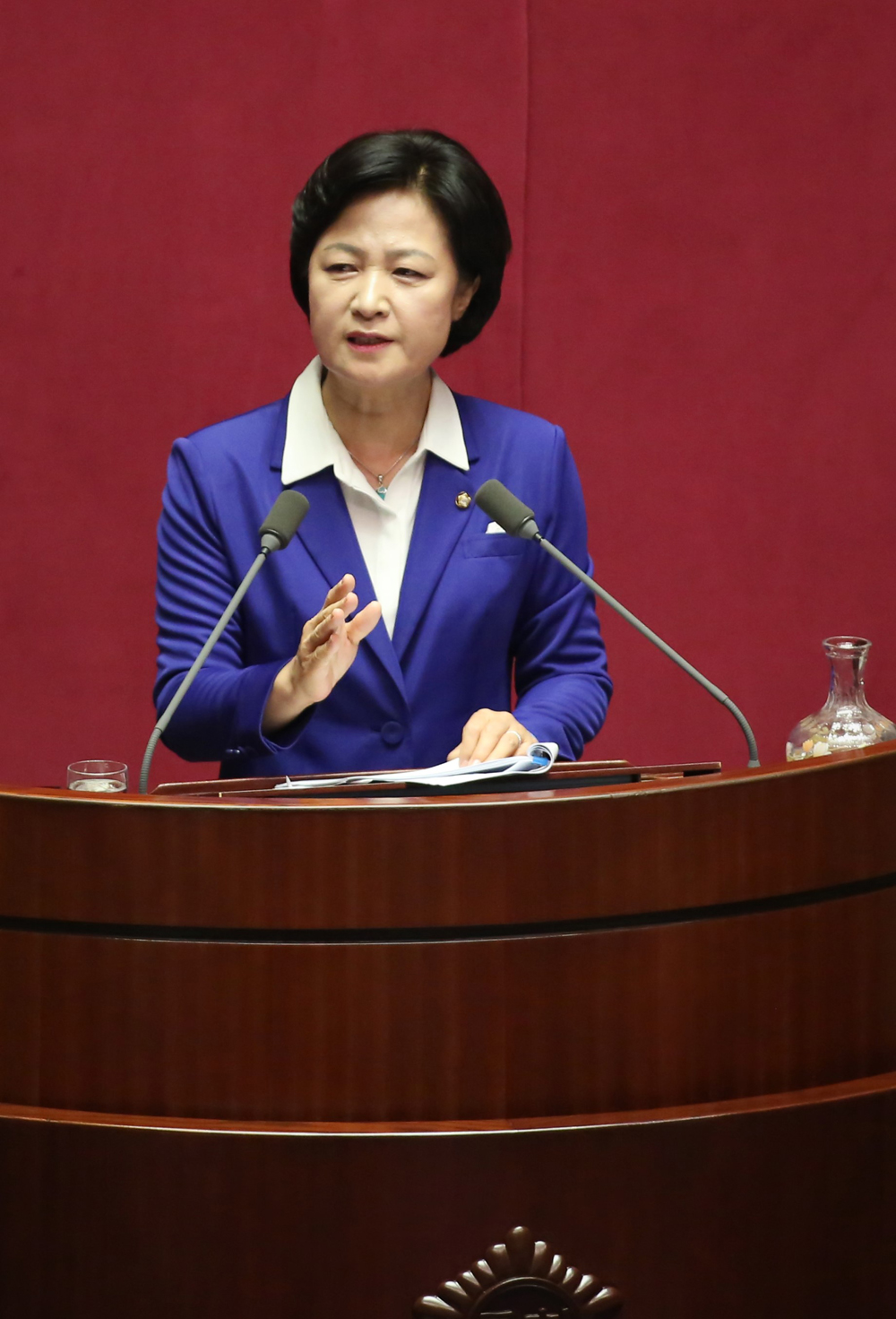 정치,국회,본회의,추미애,교섭단체대표연설