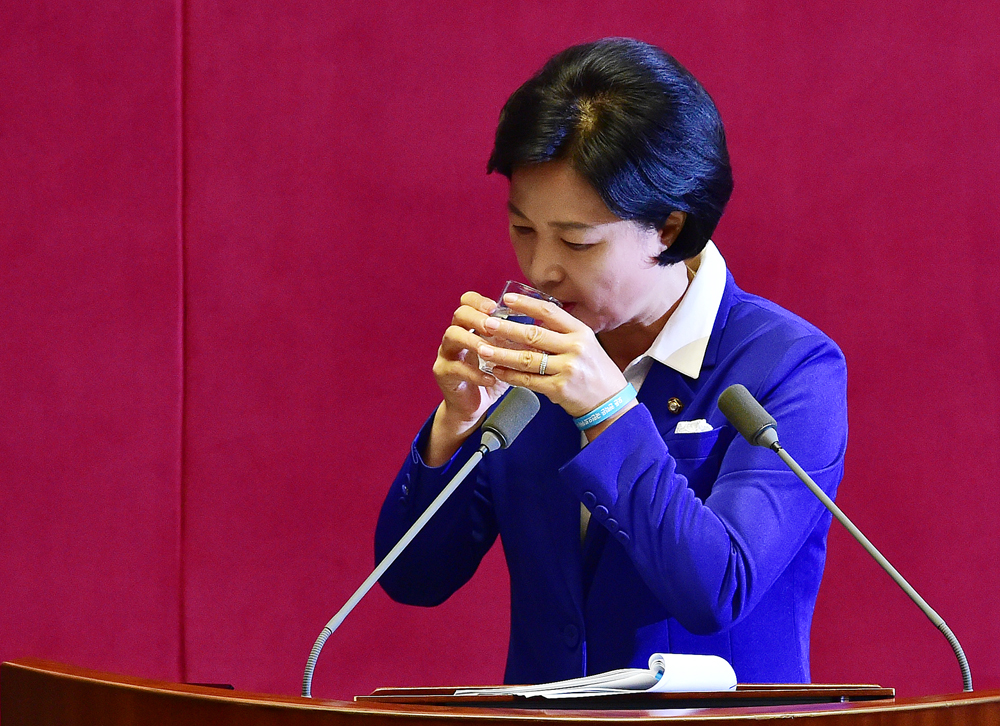 정치,국회,본회의,추미애,교섭단체대표연설