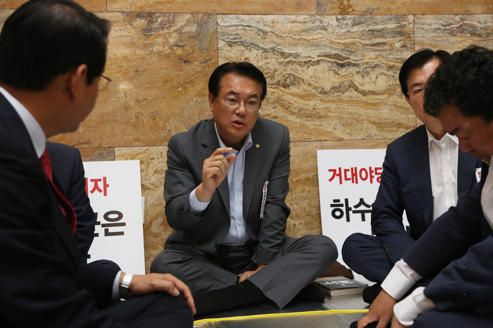 정치/국회/새누리당/정진석/동조단식/단식농성