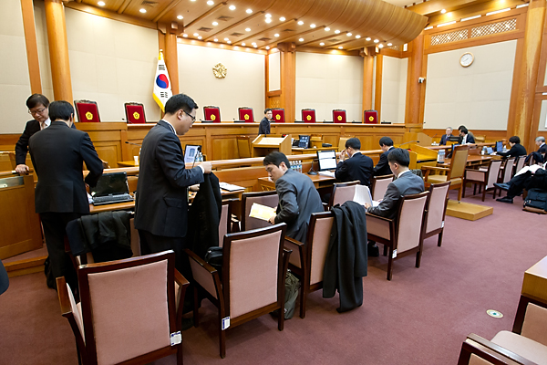 법원 통합진보당 정당해산심판 변론